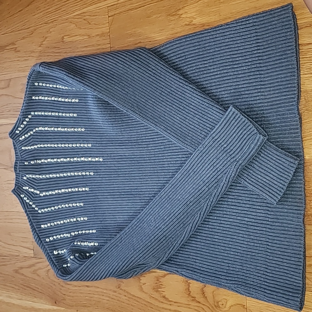 Women's A Love Story Studded Sweater Small